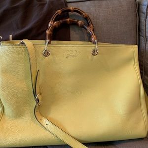 Gucci Shopper Bamboo Handle Tote bag